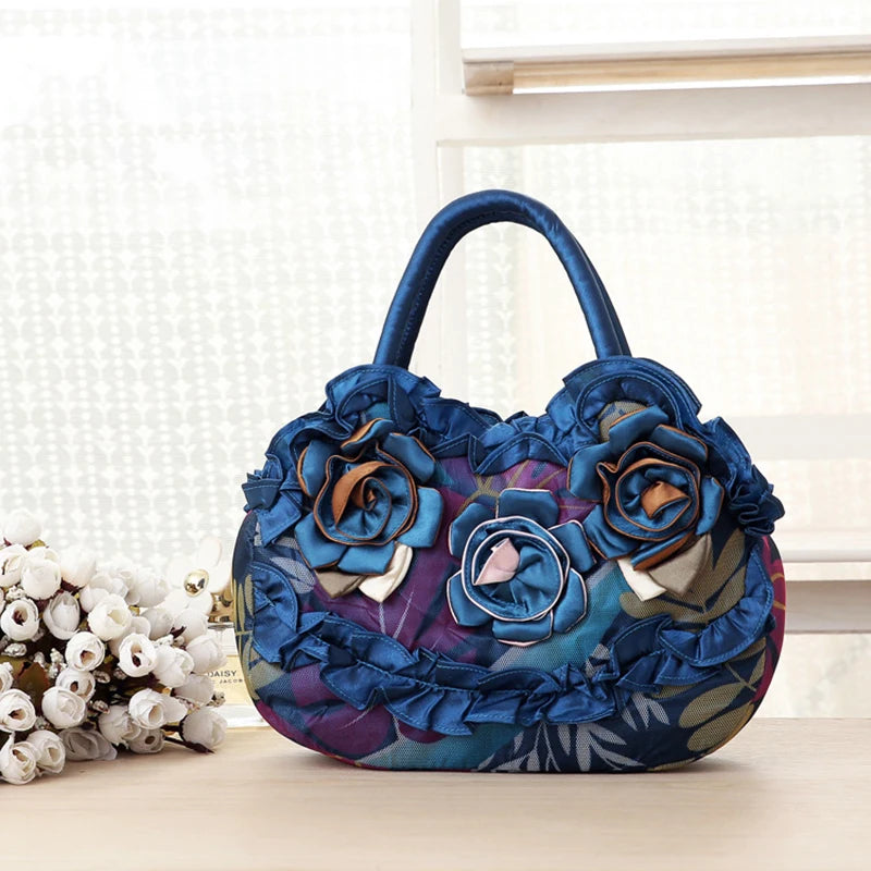 Floral Polyester Fashion Clutch – Unisex Versatile Bag | Pochette de Mode Florale en Polyester – Unisexe