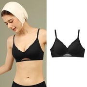 Women's Breathable Seamless Push Up Bra (Black) | OWNLUXE