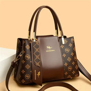 Animal Print Large Capacity Tote Bag - Soft Leather Crossbody | OWNLUXE