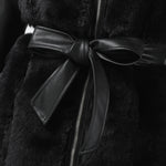 Load image into Gallery viewer, Women&#39;s Zip-Up Fleece Hoodie – Warm Plush Hooded Jacket with Pockets
