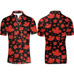 Load image into Gallery viewer, 🍁 Men&#39;s Printed Short-Sleeve Shirt – Casual Style with Canada Pride | Chemise imprimée à manches courtes pour homme – Style décontracté aux couleurs du Canada
