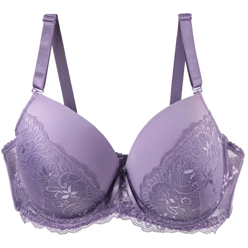 Women's Breathable Push Up Plus Size Bra (Green) | OWNLUXE