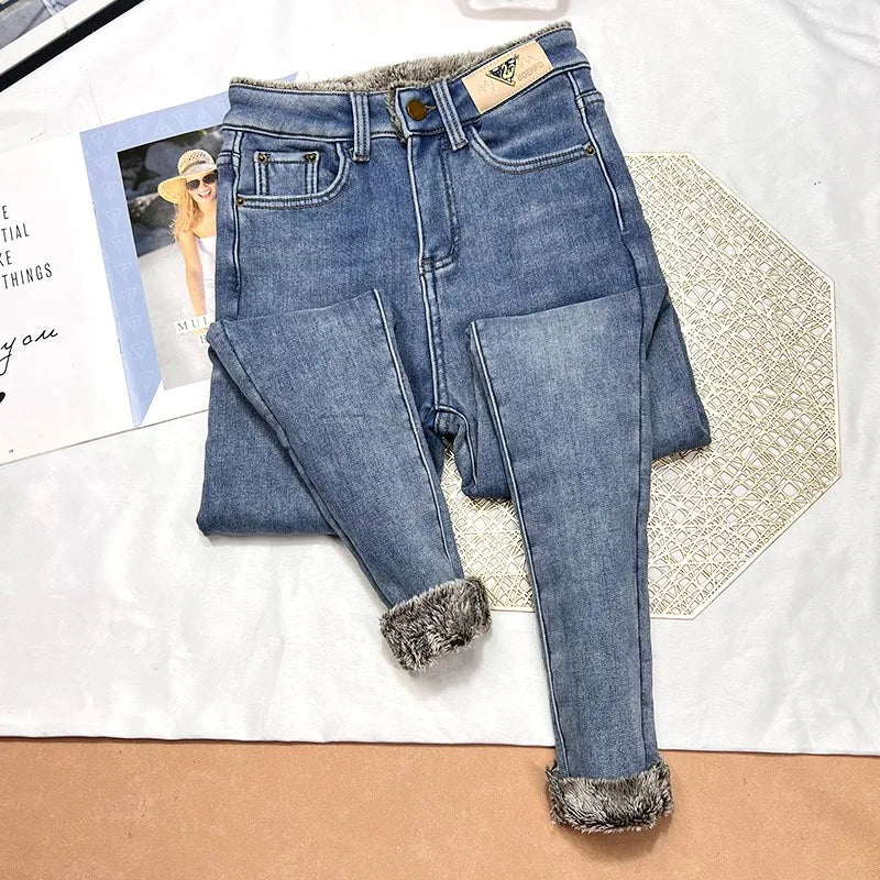 Women's High Waist Denim Cotton Boots | OWNLUXE