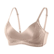 Silk Bras Wire-Free Lace Bra | OWNLUXE