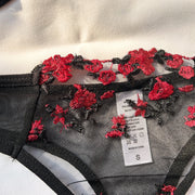 Push-Up Embroidered Lingerie Set | OWNLUXE