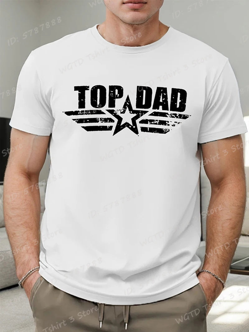 Top Dad Graphic T-Shirt – Unisex O‑Neck Short Sleeve