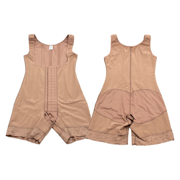 Firm Control Lace Bodysuit Shaper - Underwire Support Shapewear