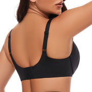 Women's Seamless Plus-Size Bra (Black) – Shop at OWNLUXE