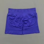 HISTELLO Sports Shorts 4.5" Women Yoga Shorts Seamless Low Waist Scrunch Bum Gym Leggings Workout Stretch Fitness Sports Shorts