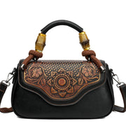3D Floral Print Crossbody Bag - Retro Designer Shoulder Handbag | OWNLUXE