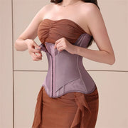 U-Shaped Waist Trainer Corset with Breast Lift - Steel Boned Shapewear