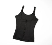 Women Waist Trainer Vest with Zipper & Sauna Effect