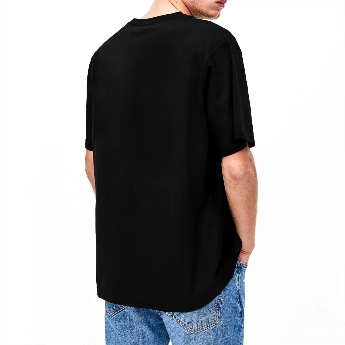 Men’s Printed Cotton Tee – Breathable &amp; Easy-Care | T-Shirt Imprimé pour Homme – Coton Respirant &amp; Facile d’Entretien