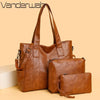 Structured Faux Leather Tote Crossbody Bag | OWNLUXE