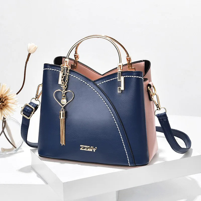 Patchwork Satchel Bag – Stylish & Versatile | Sac Patchwork – Élégant & Polyvalent