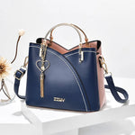 Load image into Gallery viewer, Patchwork Satchel Bag – Stylish &amp; Versatile | Sac Patchwork – Élégant &amp; Polyvalent
