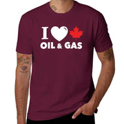 I Love Canadian Oil & Gas T-Shirt – Alberta Maple Leaf Pride Tee | OWNLUXE