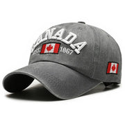 Vintage Canada Baseball Cap - Washed Cotton Adjustable Unisex Hat