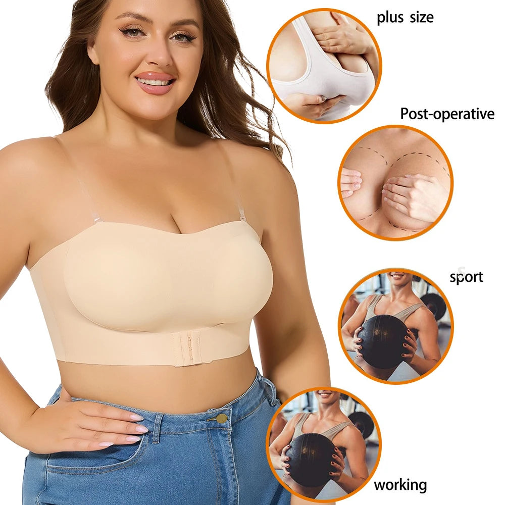 Women's Breathable Push Up Plus Size Bra | OWNLUXE