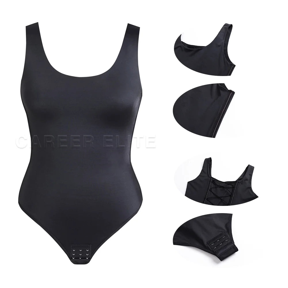 Medium-Control Shapewear Bodysuit, Wire-Free Cupless