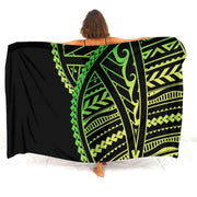Hibiscus-Print Polynesian Sarong | OWNLUXE