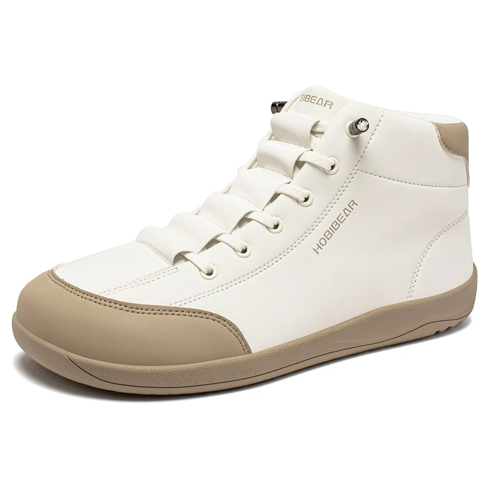 Mid-Top Barefoot Ankle Boots – Wide Toe Minimalist Sneakers