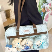 Spacious Lace Transparent Display Ita Bag – Shop at OWNLUXE