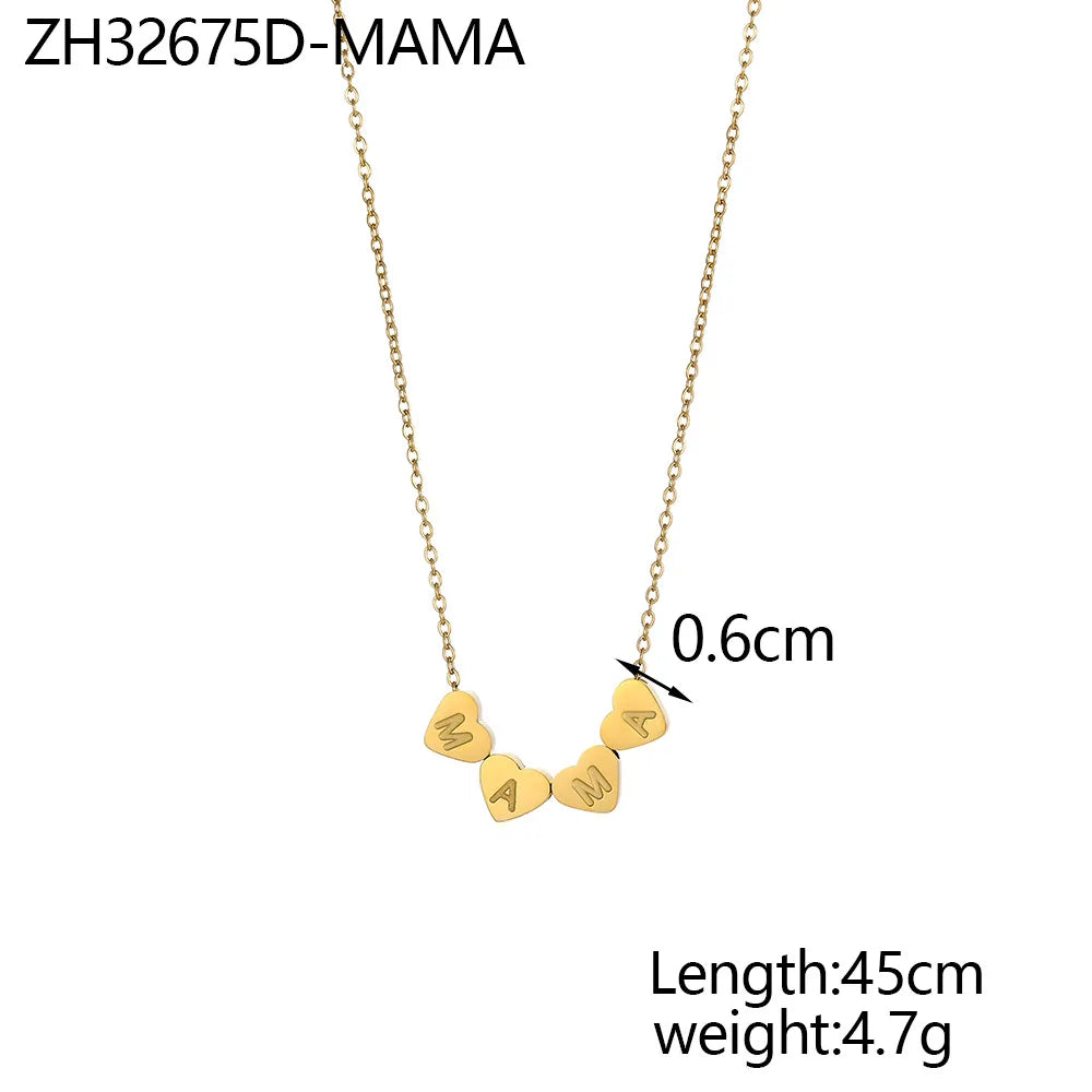 Mama Letter Necklace – Meaningful Everyday Gift (Style 1) | OWNLUXE