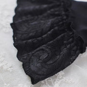 Lace Elasticity Black Socks | OWNLUXE