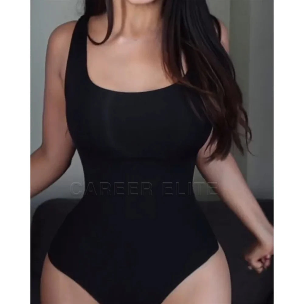 Medium-Control Shapewear Bodysuit, Wire-Free Cupless