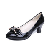 Women's Leather Plus Size Pumps | OWNLUXE