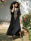 Women's Short-Sleeve V-Neck Swim Cover-Up | OWNLUXE
