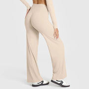 Mid-Waist Yoga Pants – Straight Leg Active