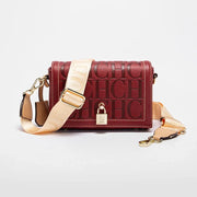 Classic Letter Square Crossbody Bag - Light Luxury PU Shoulder Bag | OWNLUXE