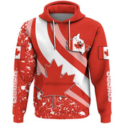 Canadan Flag 3D Printed Harajuku Canada Hooded Hoodie | OWNLUXE