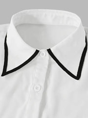 Women's Tie Lapel Top | OWNLUXE