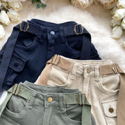 High-Waist Mini Denim Extended-Size Skirt | OWNLUXE