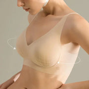 Women's V-Neck Seamless Push Up Bra | OWNLUXE