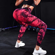Hip Lifting Seamless Fitness Gym Leggings Tie-dye Yoga | OWNLUXE