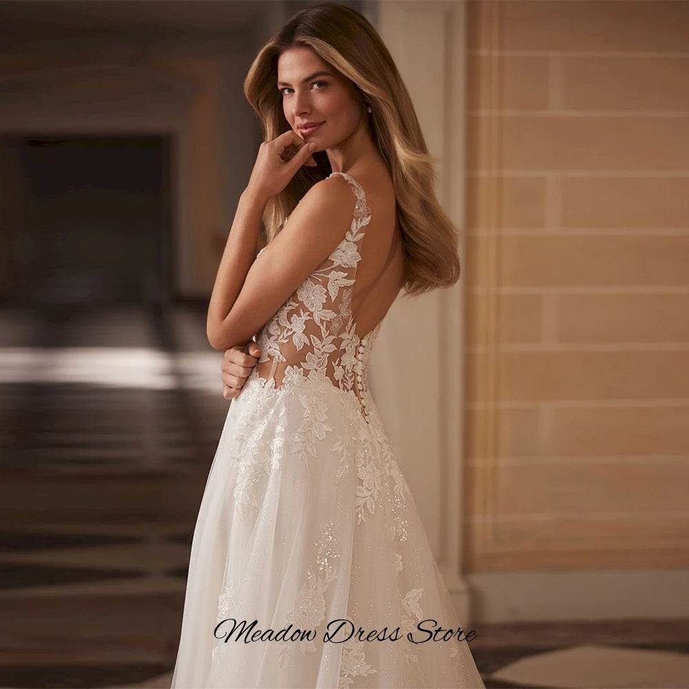 V-Neck A-Line Dress | OWNLUXE
