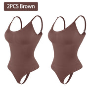 Smoothing Full Body Shapewear Bodysuit Thong for Women