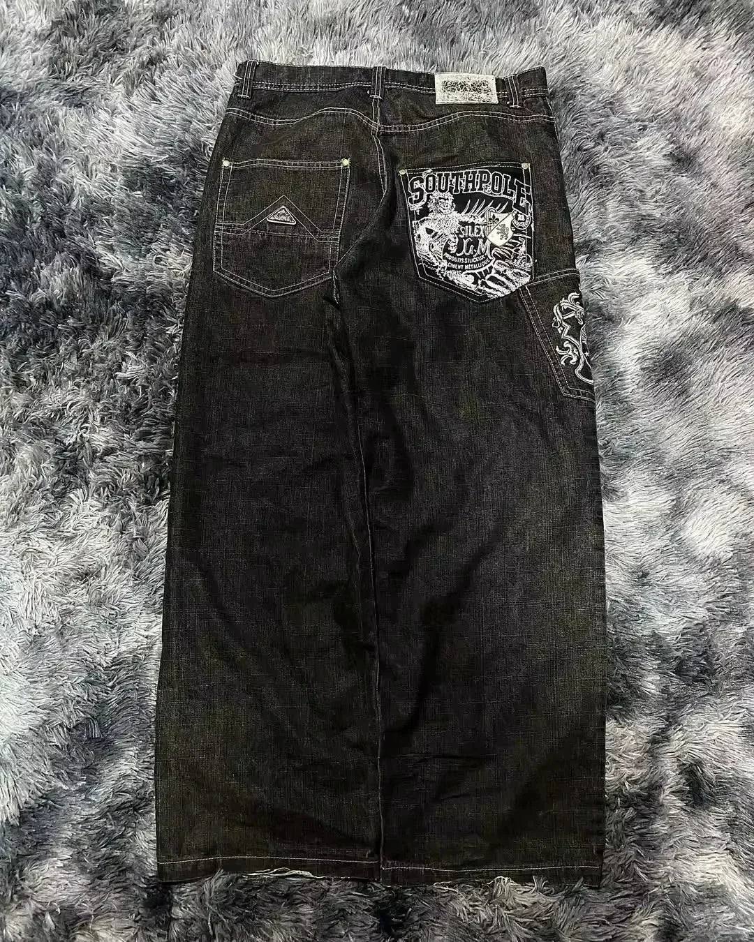 2026 American Trend Straight Jeans - Hip Hop Wide Leg Unisex