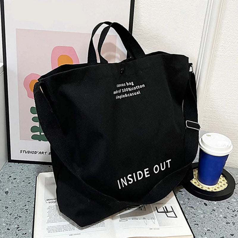 Spacious Canvas Satchel Bag – Shop at OWNLUXE