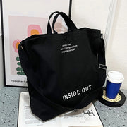 Spacious Canvas Satchel Bag – Shop at OWNLUXE