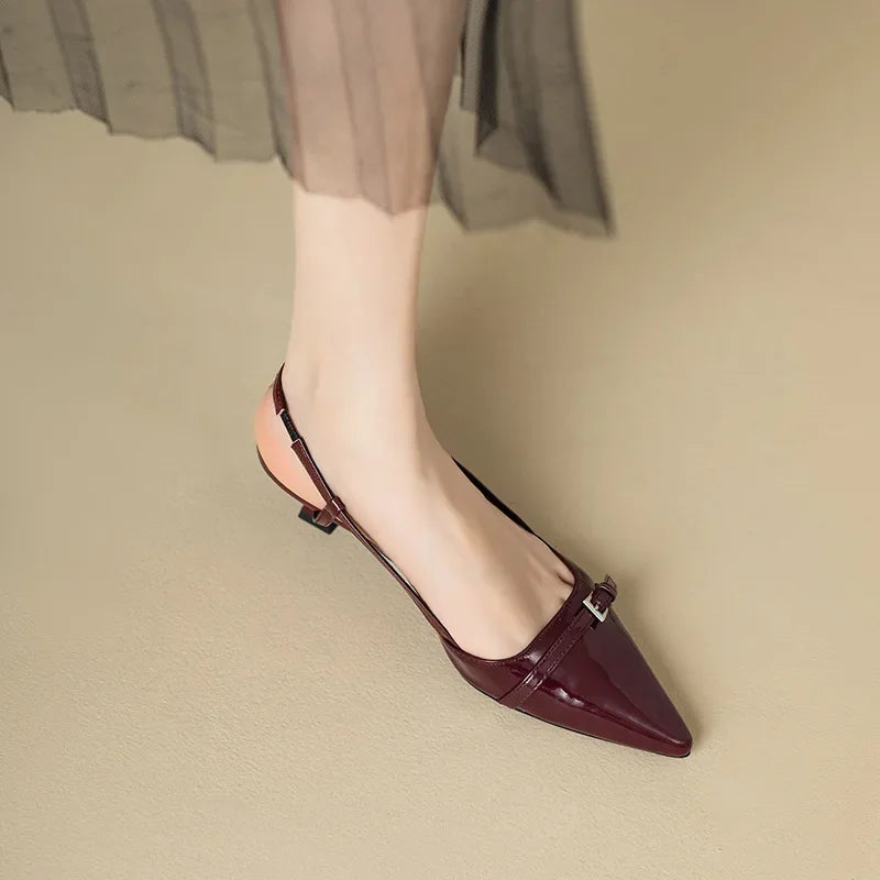 Women's Leather Retro Sandals – Shop at OWNLUXE