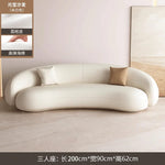 Load image into Gallery viewer, L-Shaped Lamb Wool Sofa – Nordic Modern Corner Comfort
