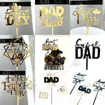 Load image into Gallery viewer, 🎉 Father’s Day Acrylic Sign | Panneau Acrylique Fête des Pères – Décor de Table ou de Fête
