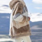 Women's Long Sleeve Hooded Plus Size Jacket | OWNLUXE