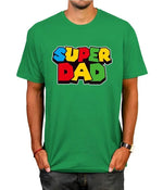 Load image into Gallery viewer, Super Dad Graphic T-Shirt – Colorful Short Sleeve Tee
