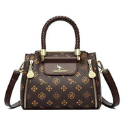 Animal Print Large Capacity Tote Bag - Soft Leather Crossbody | OWNLUXE